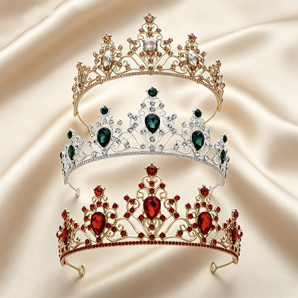 Event Suppliers - Vintage Baroque Sparkling Rhinestone Bridal Tiara