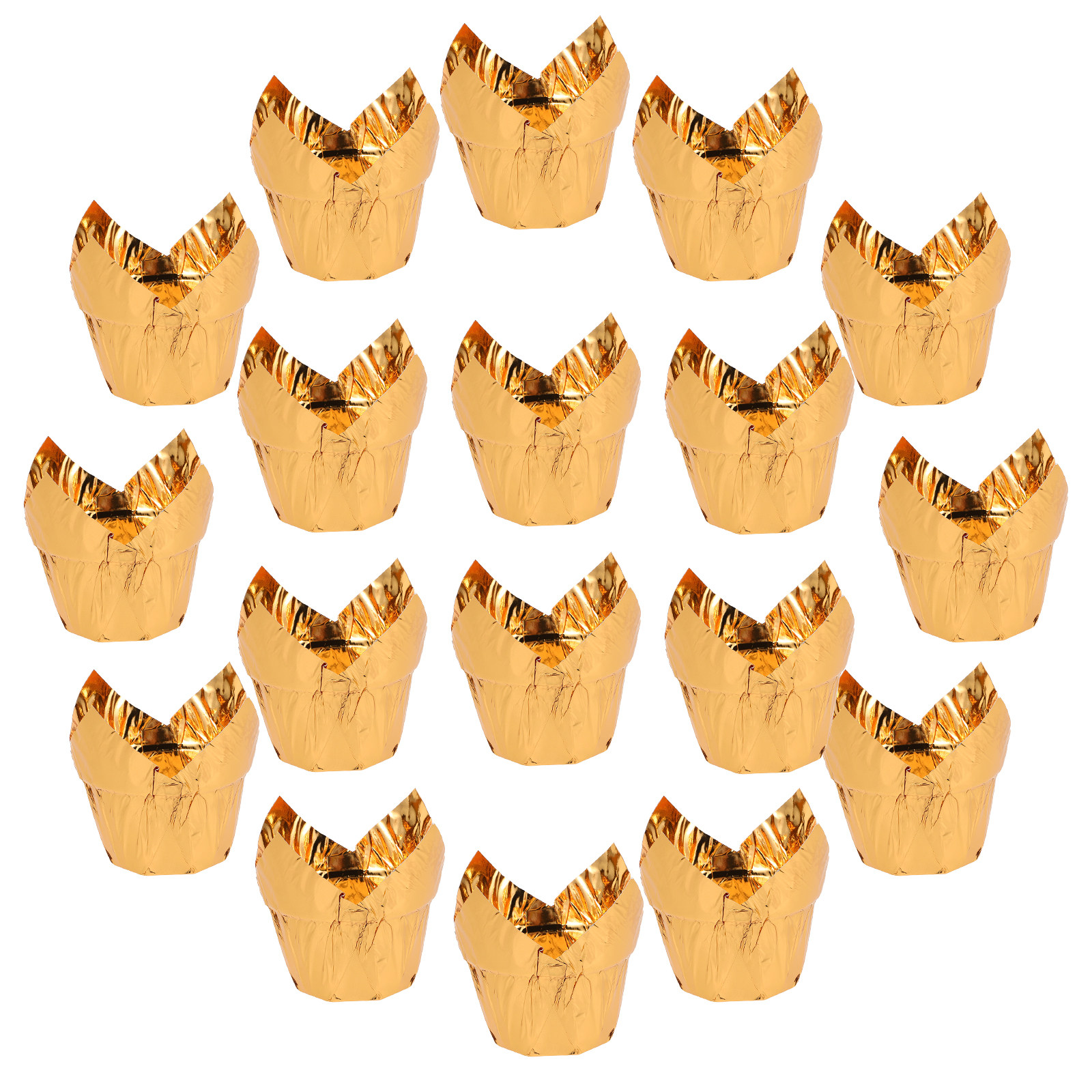 50Pcs Tulip Cupcake Liners Alu - Plastic Cup 50Pcs avaliação e preço