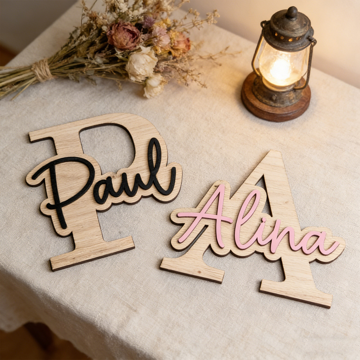1pc Customizable Wooden Letter - Eve Party avaliação e preço