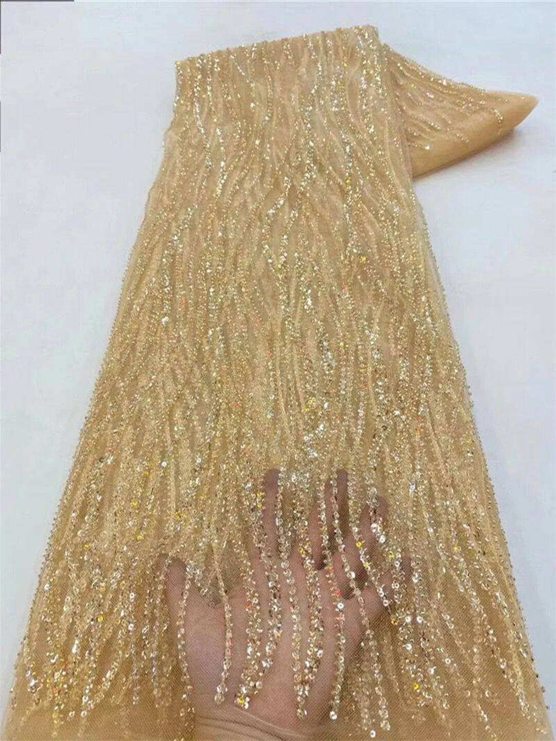 Gold Color Africa Embroidered  - Glitter Tablecloth avaliação e preço