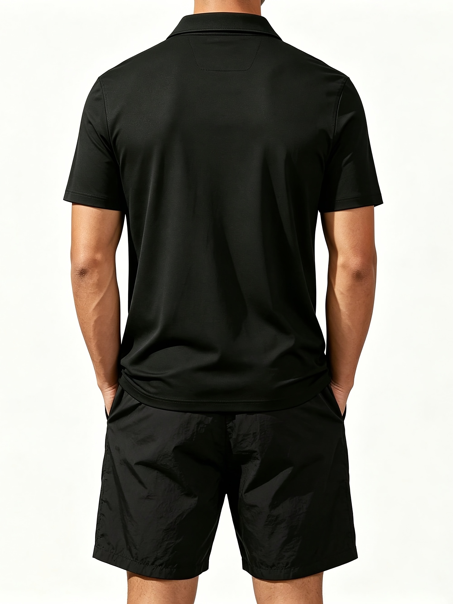 Men's Polo Shirt and Beach Sho - Event & Party Supply Photos avaliação e preço