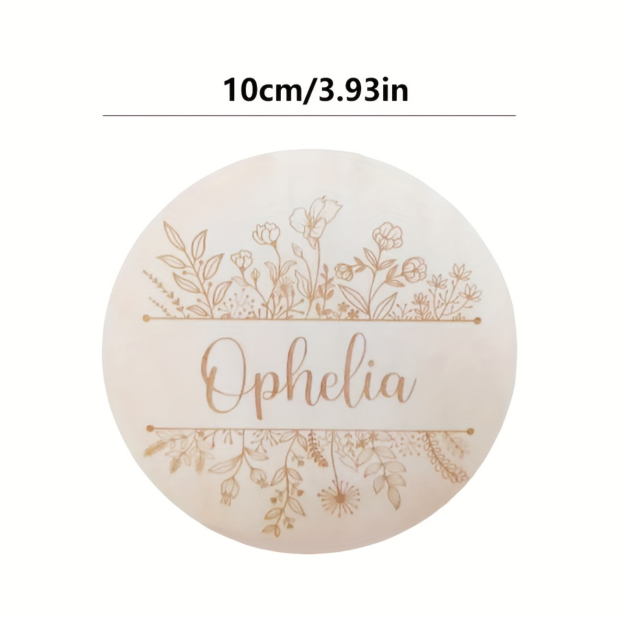 Personalized Floral Engraved N - Eve Party avaliação e preço