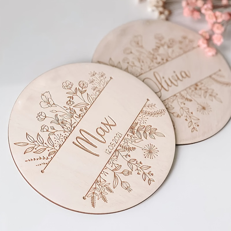 Personalized Floral Engraved N - Eve Party avaliação e preço