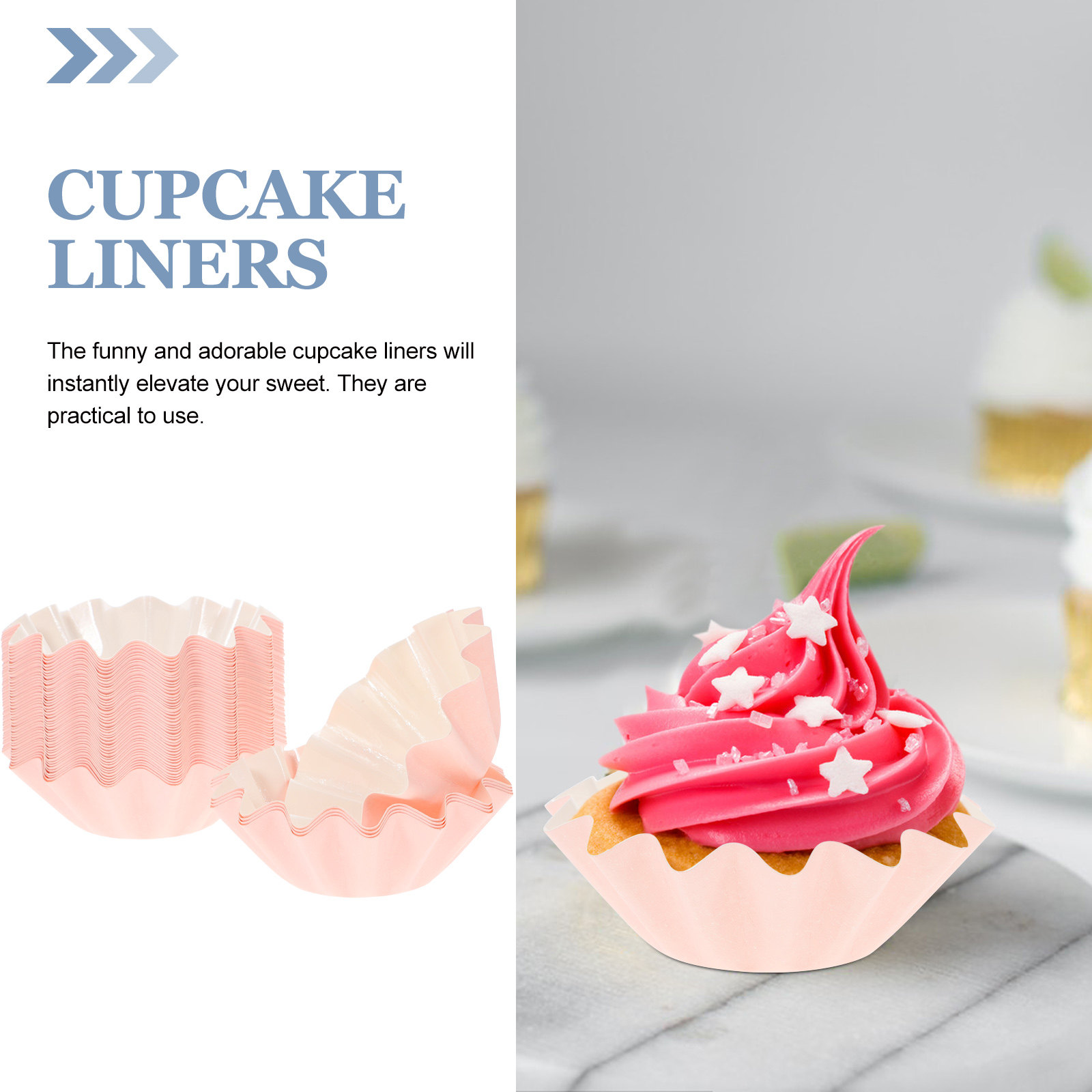 50Pcs Cupcake Baking Cups Jung - Plastic Cup 50Pcs avaliação e preço
