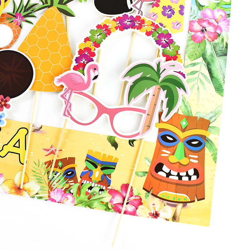 Hawaiian Party Aloha Photo Boo - Photo Booth Frame avaliação e preço