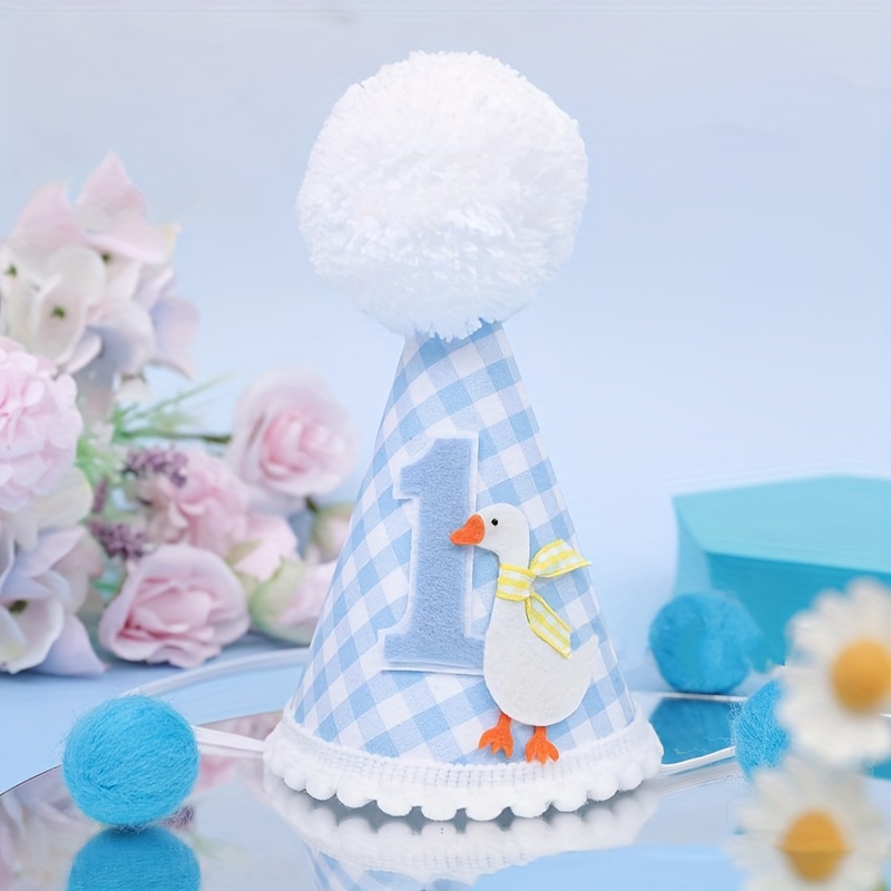 1pc Adorable Goose Birthday Ha - Party Hat Cone avaliação e preço
