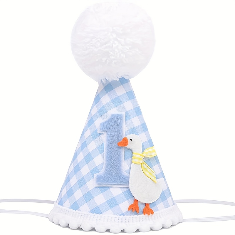 1pc Adorable Goose Birthday Ha - Party Hat Cone avaliação e preço