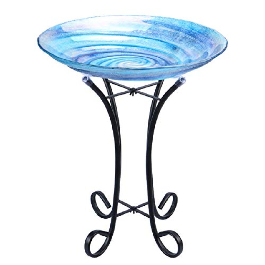 MUMTOP Outdoor Glass Birdbath  - Event Support avaliação e preço
