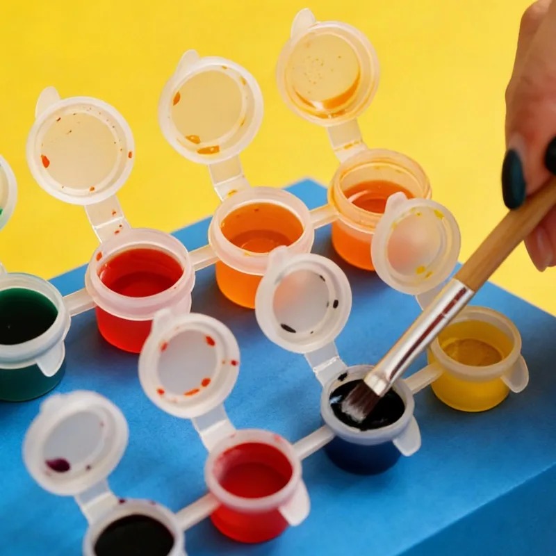 10/30/50PCS Empty Paint Pots M - Plastic Cup 50Pcs avaliação e preço