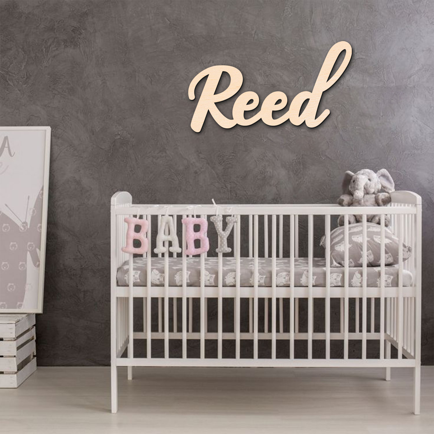 1pc personalized wooden surnam - Eve Party avaliação e preço