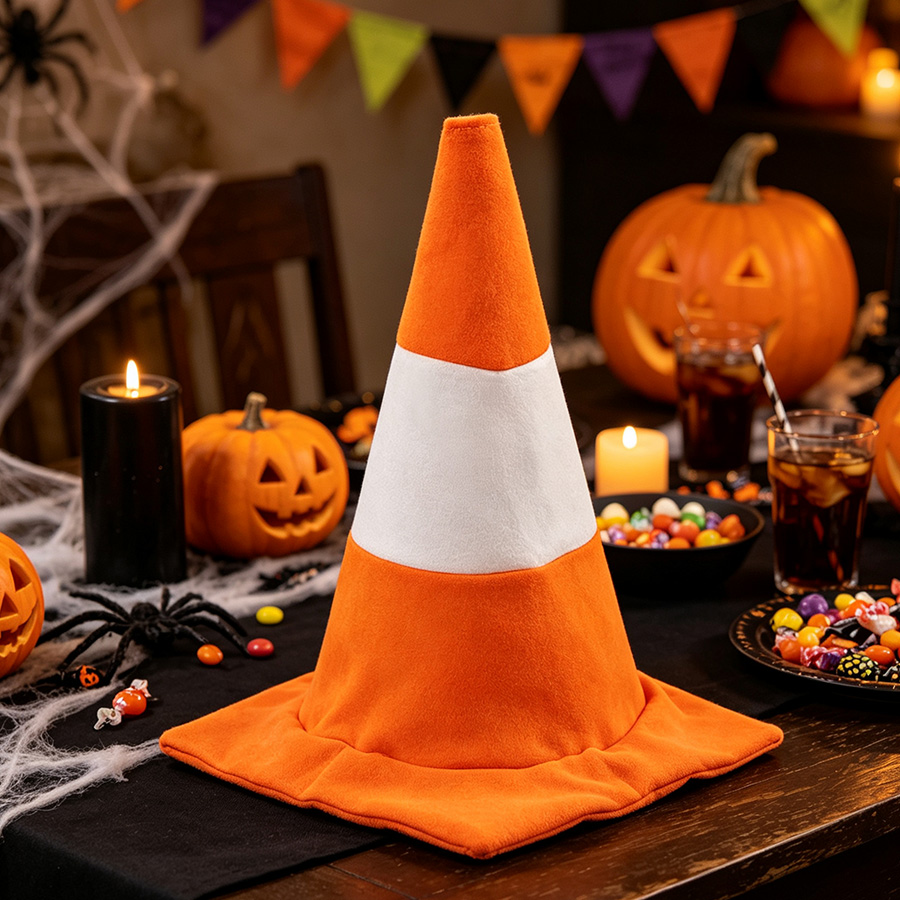 Funny Foldable Traffic Cone Ha - Party Hat Cone avaliação e preço
