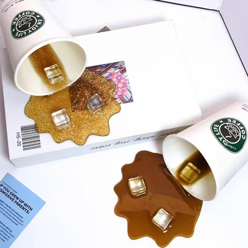 【Beautiful】1pc Overturned Coff - Event Support avaliação e preço