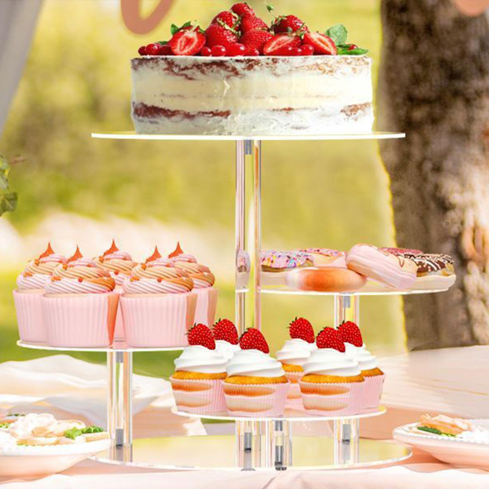 Cupcake Holder Stand Acrylic 4 - Cupcake Stand Tier avaliação e preço