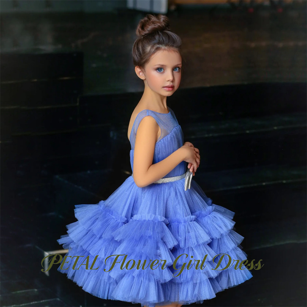 Petal Blue Sleeveless Children - Birthday Sash Glitter avaliação e preço