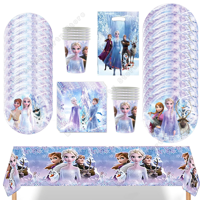 Frozen Elsa Anna Olaf Birthday - Supply Event avaliação e preço