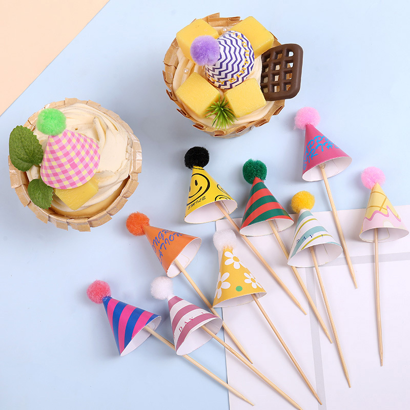 15/30Pcs Mini Party Hats Cake  - Party Hat Cone avaliação e preço