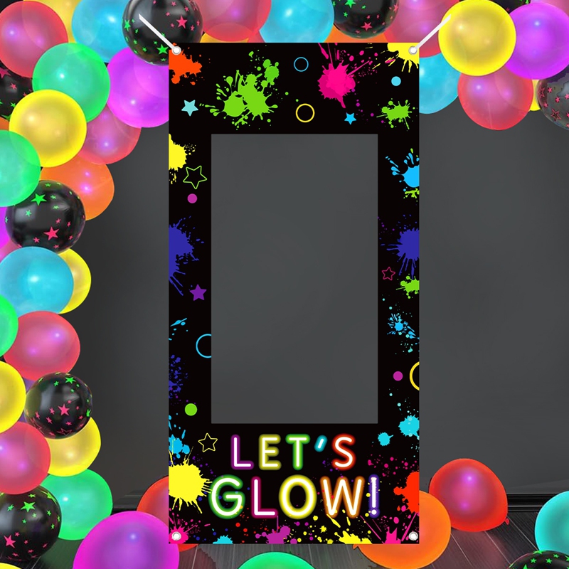 Let‘s Glow Photo Booth Frame N - Let'S Party Event Supply avaliação e preço