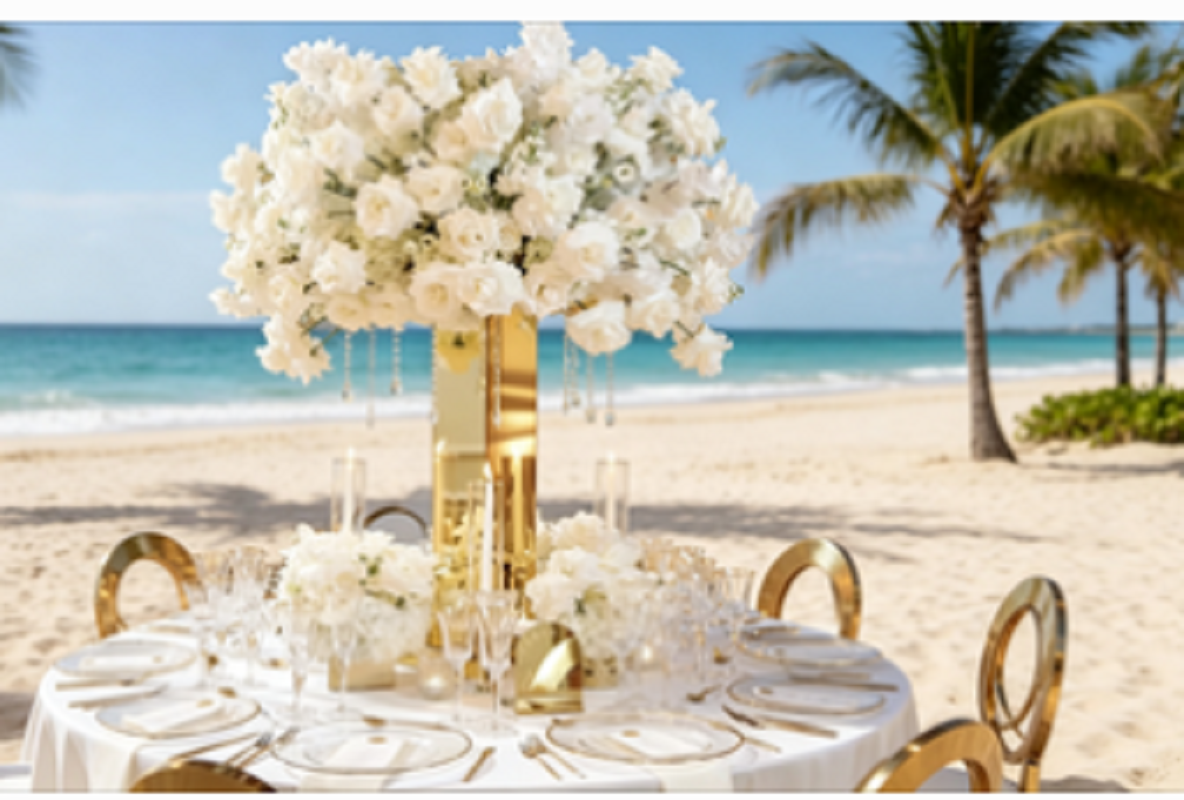 Metal Vase And Stainless Steel - Party Event Supply Store avaliação e preço