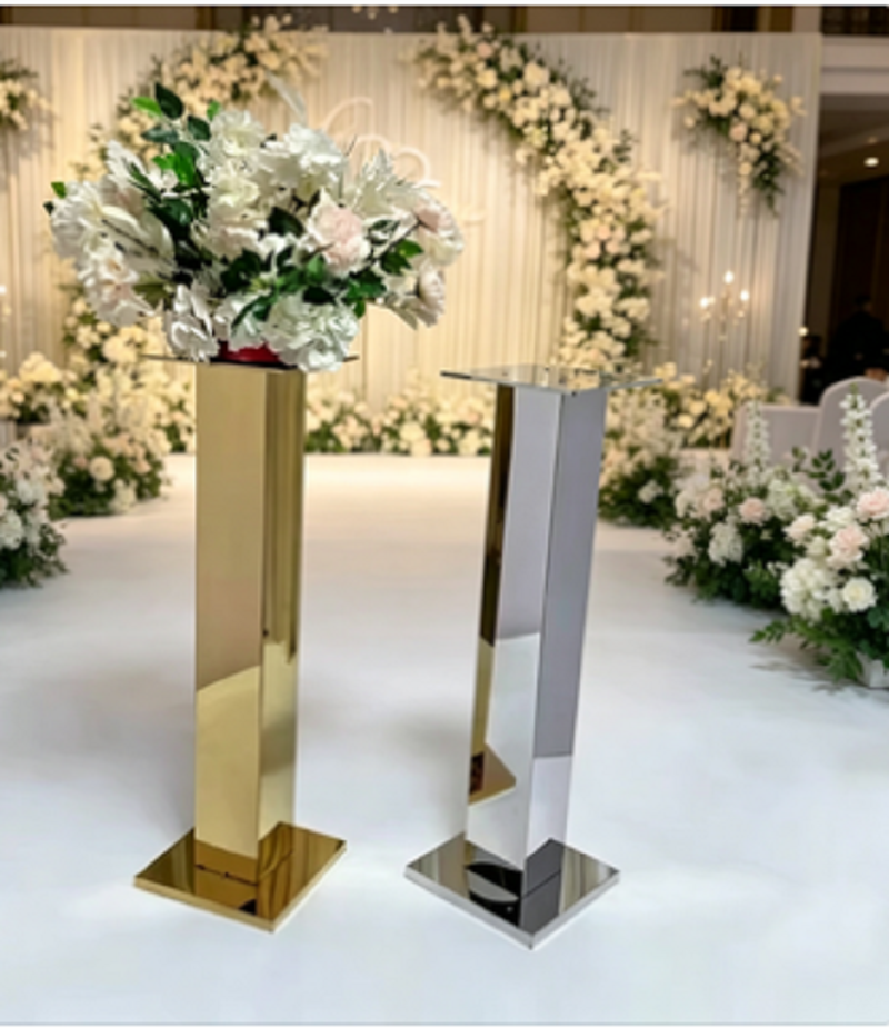 Metal Vase And Stainless Steel - Party Event Supply Store avaliação e preço
