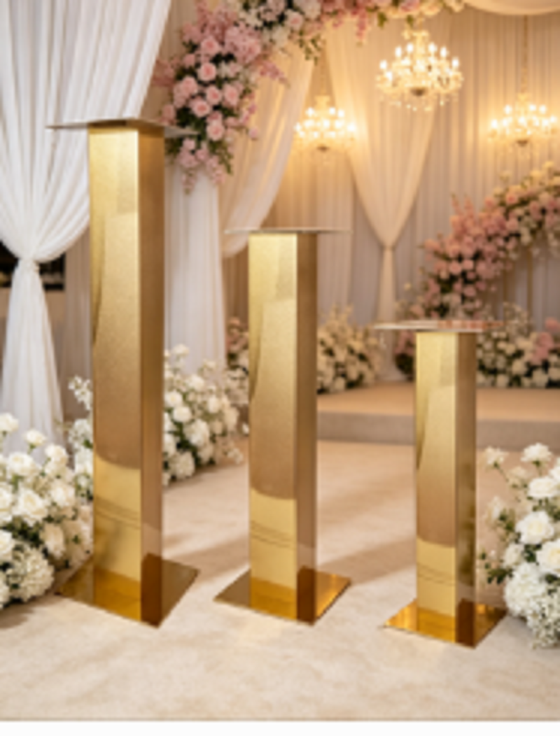 Metal Vase And Stainless Steel - Party Event Supply Store avaliação e preço