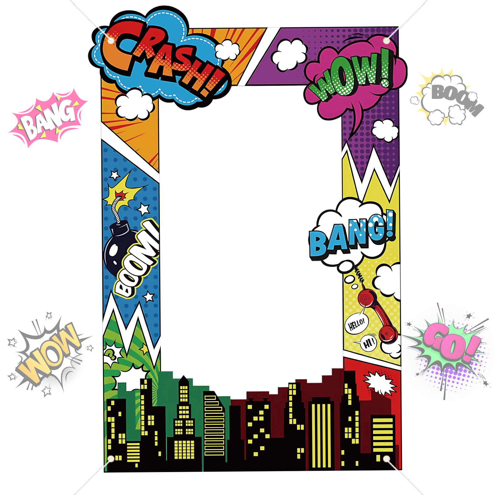 Super Hero Photo Prop Hero Bir - Photo Booth Frame avaliação e preço