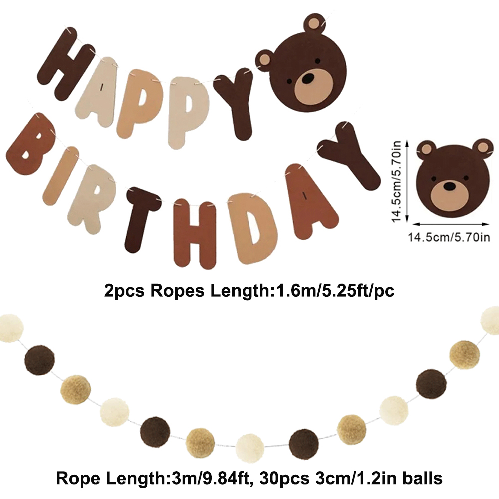 Cute Bear Kids 1st Birthday Ha - Party Hat Cone avaliação e preço