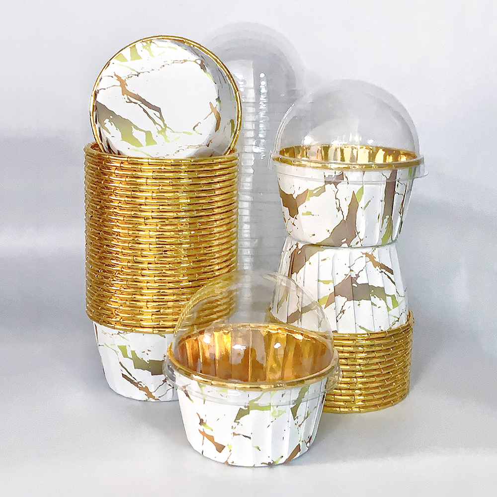 Set, 50pcs Disposable Cupcake  - Plastic Cup 50Pcs avaliação e preço