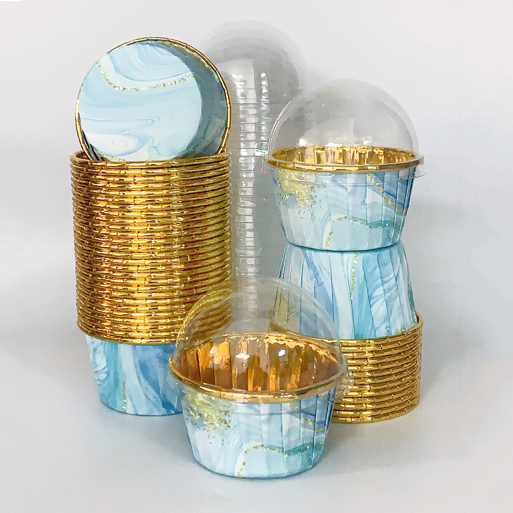 Set, 50pcs Disposable Cupcake  - Plastic Cup 50Pcs avaliação e preço
