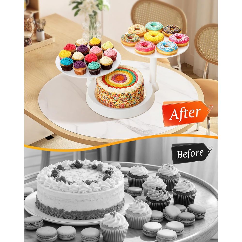 3-Tier Plastic Cupcake Stand,  - Cupcake Stand Tier avaliação e preço
