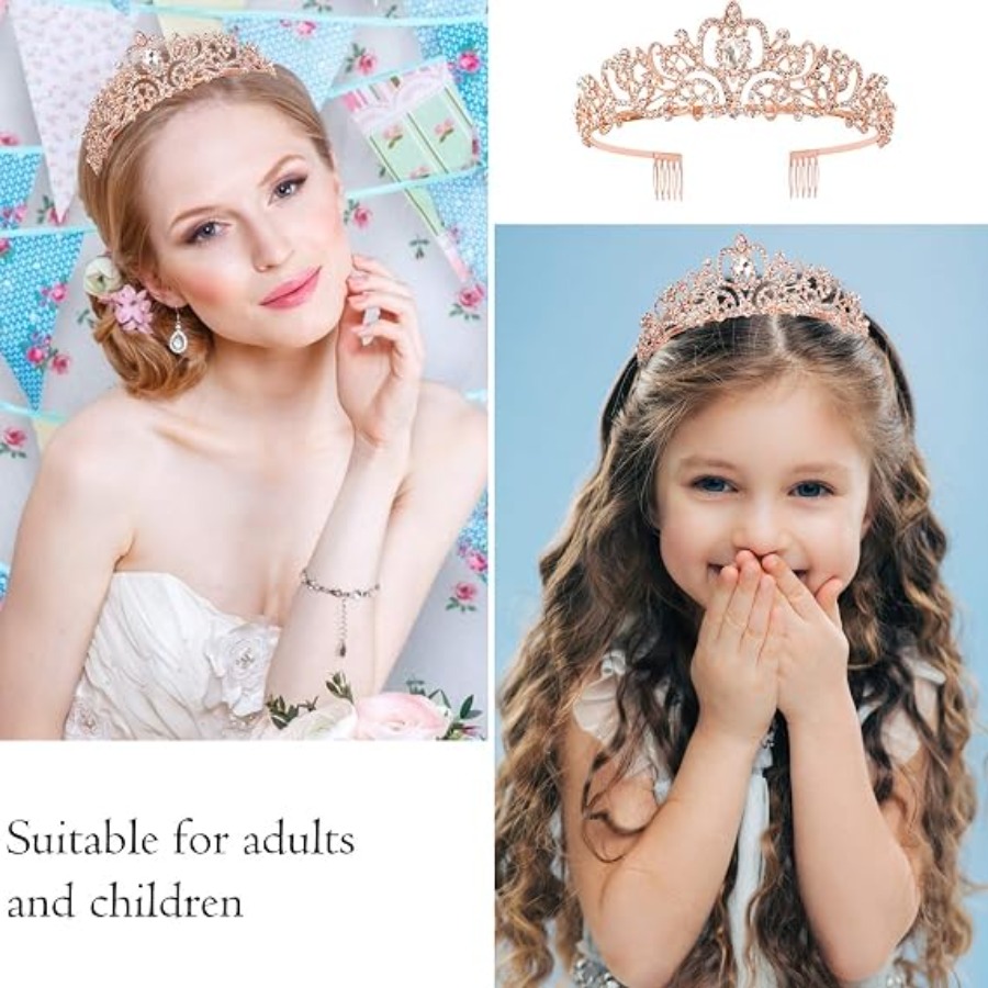 2Pcs Set Rhinestone Crystal Cr - Birthday Sash Glitter avaliação e preço