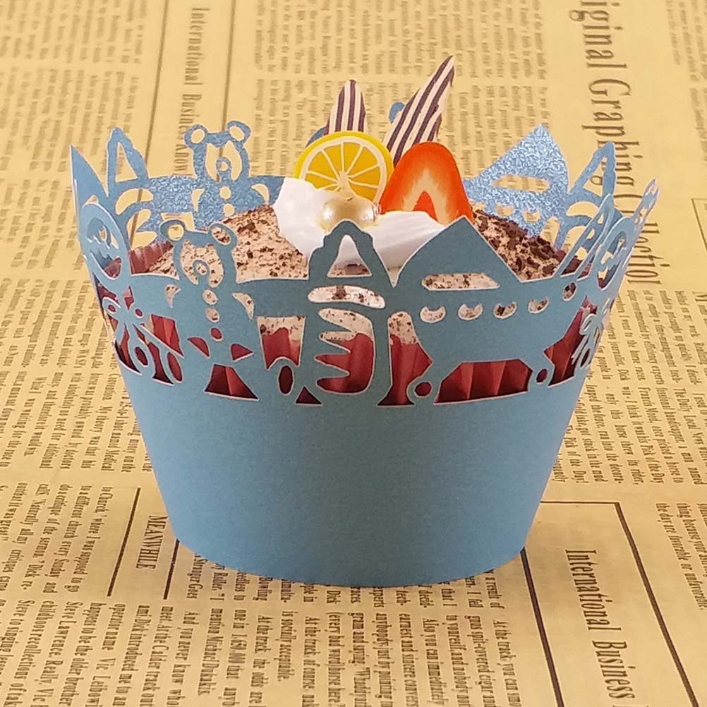 50pcs Carriage Cut Cupcake Wra - Plastic Cup 50Pcs avaliação e preço