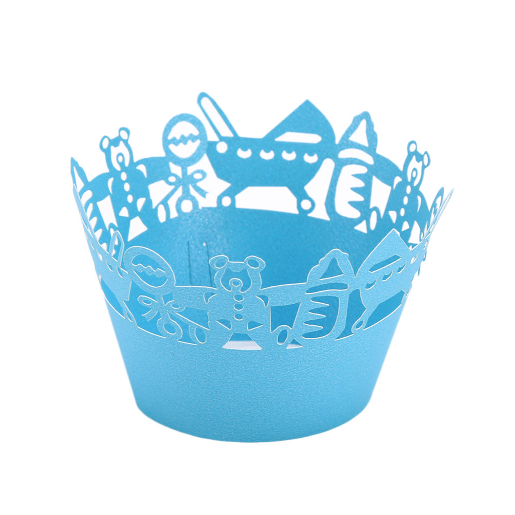 50pcs Carriage Cut Cupcake Wra - Plastic Cup 50Pcs avaliação e preço