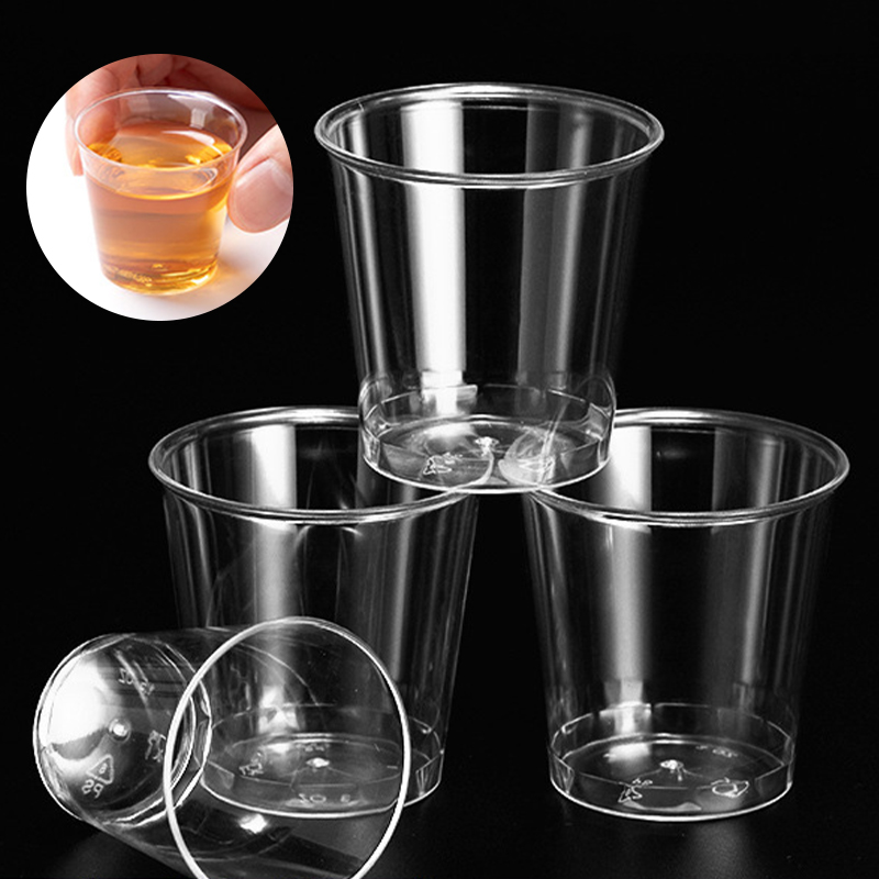 50PCS Mini Clear Plastic Dispo - Plastic Cup 50Pcs avaliação e preço