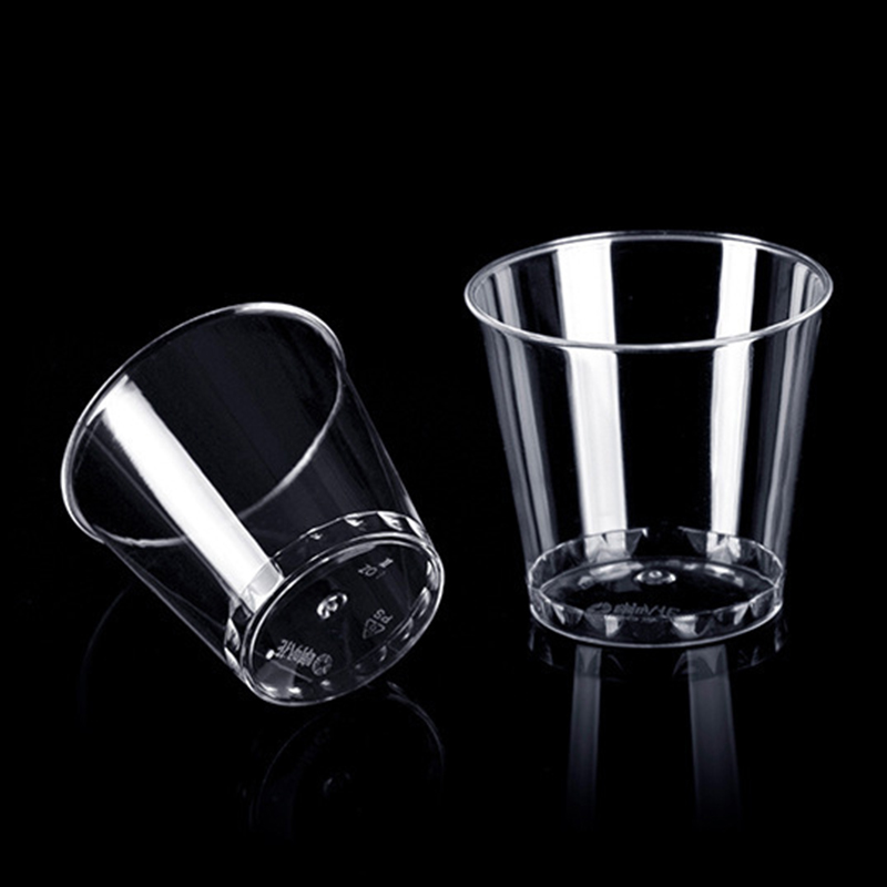 50PCS Mini Clear Plastic Dispo - Plastic Cup 50Pcs avaliação e preço