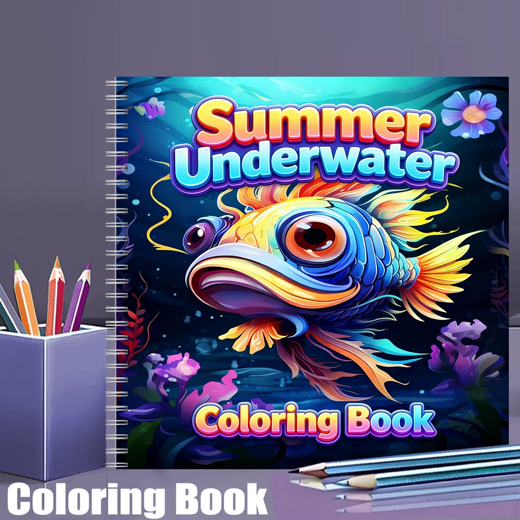Summer Underwater Coloring Boo - Supply Event avaliação e preço