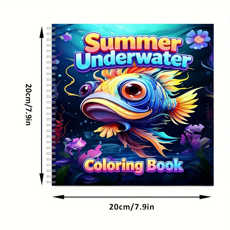 Summer Underwater Coloring Boo - Supply Event avaliação e preço