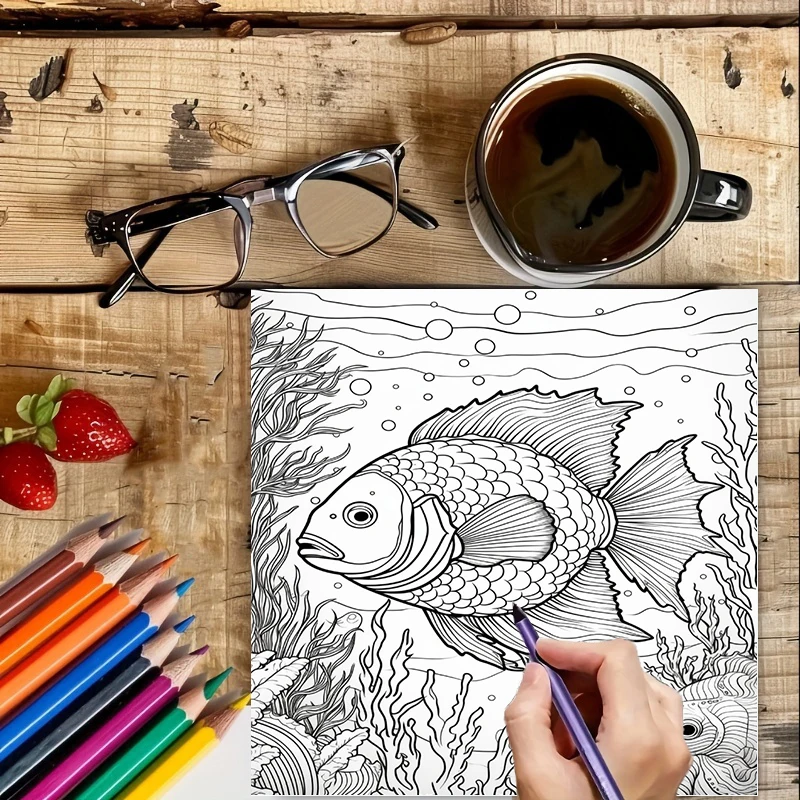 Summer Underwater Coloring Boo - Supply Event avaliação e preço