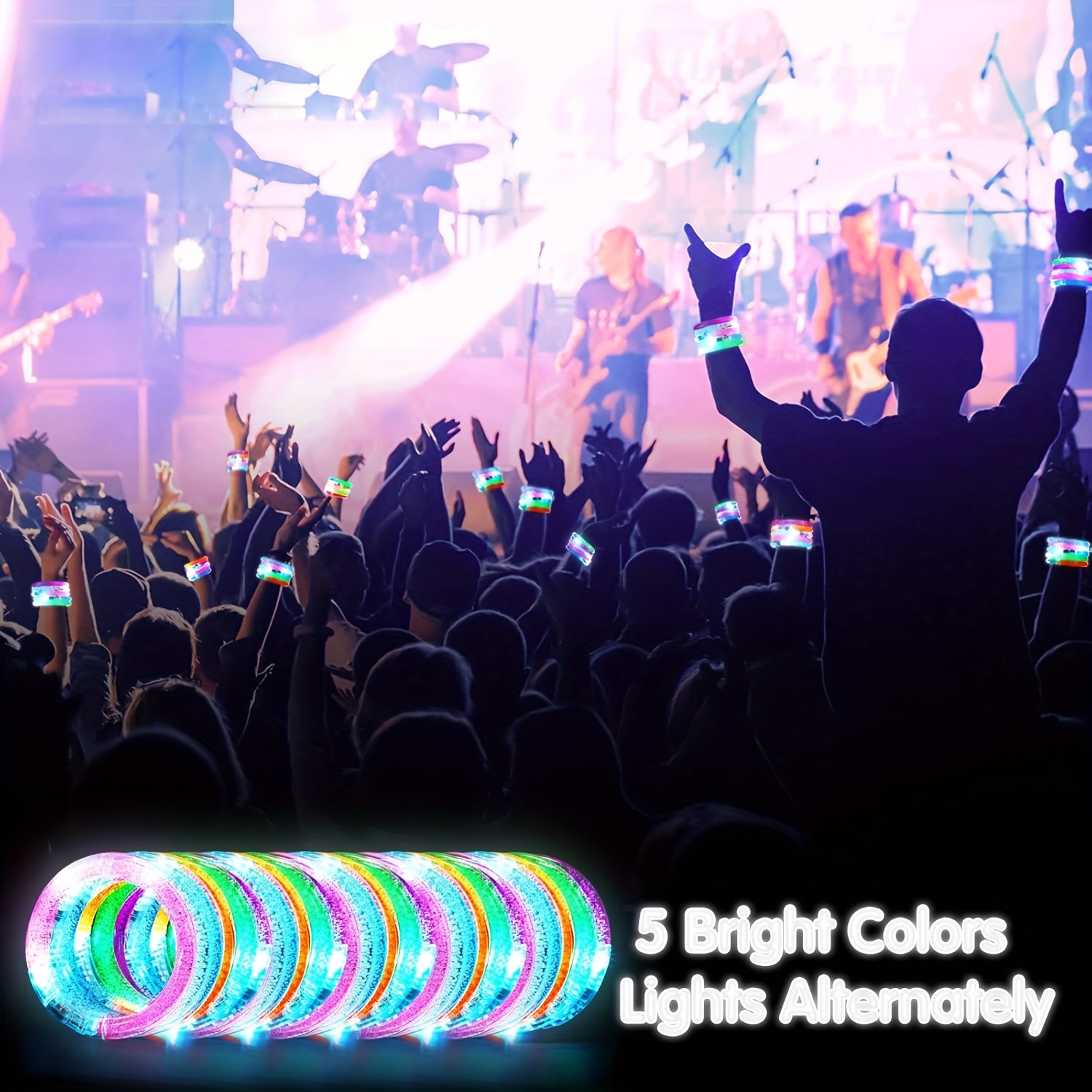 Glow-Up Party Bracelets Pack – - Event & Party Supply Photos avaliação e preço