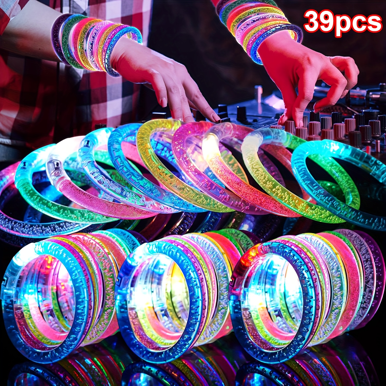 Glow-Up Party Bracelets Pack – - Event & Party Supply Photos avaliação e preço