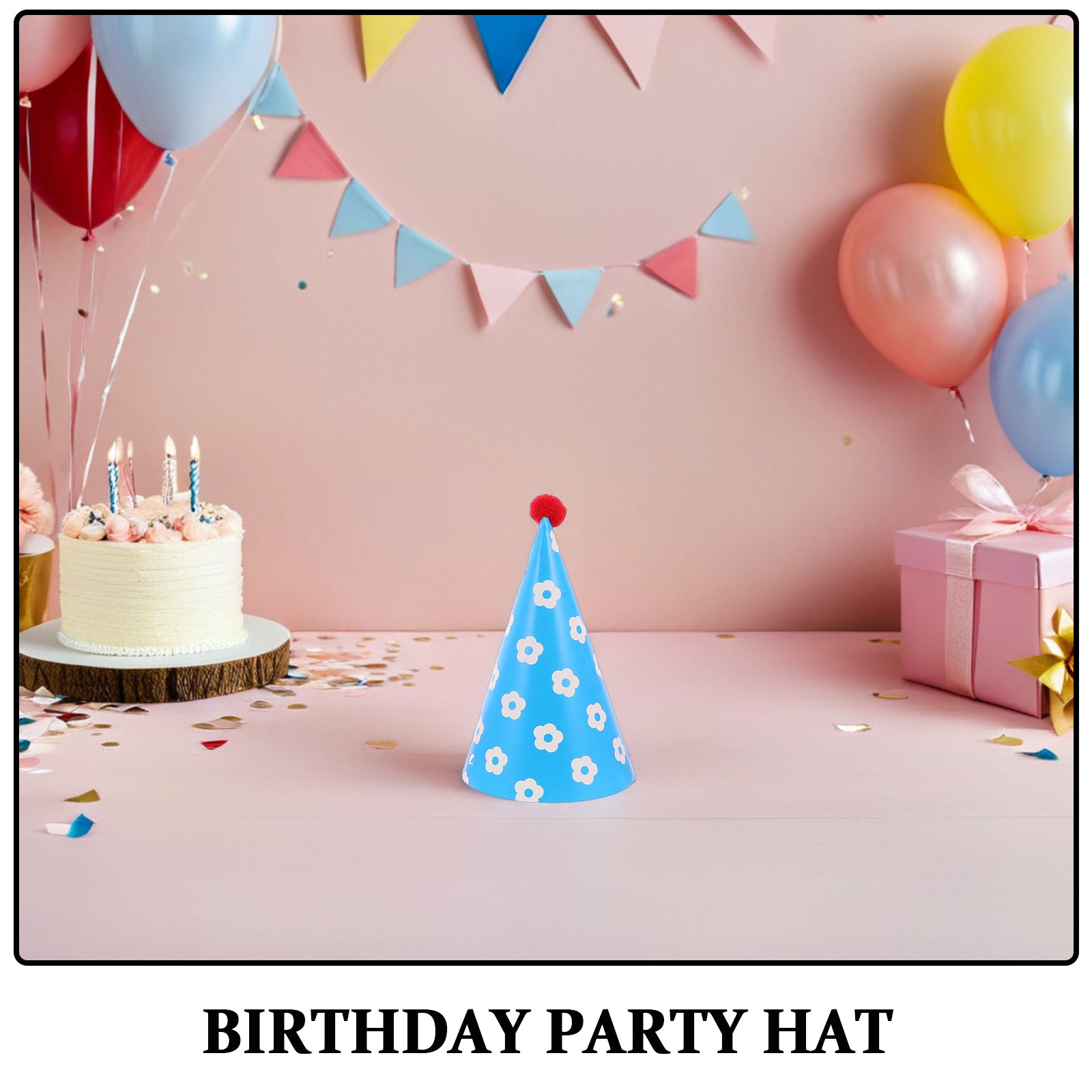 12Pcs Birthday Hats Paper Cone - Party Hat Cone avaliação e preço