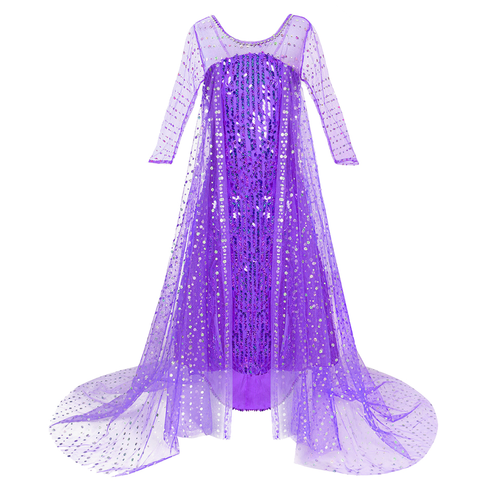 Elsa Purple Halloween Dress Gi - Glitter Tablecloth avaliação e preço