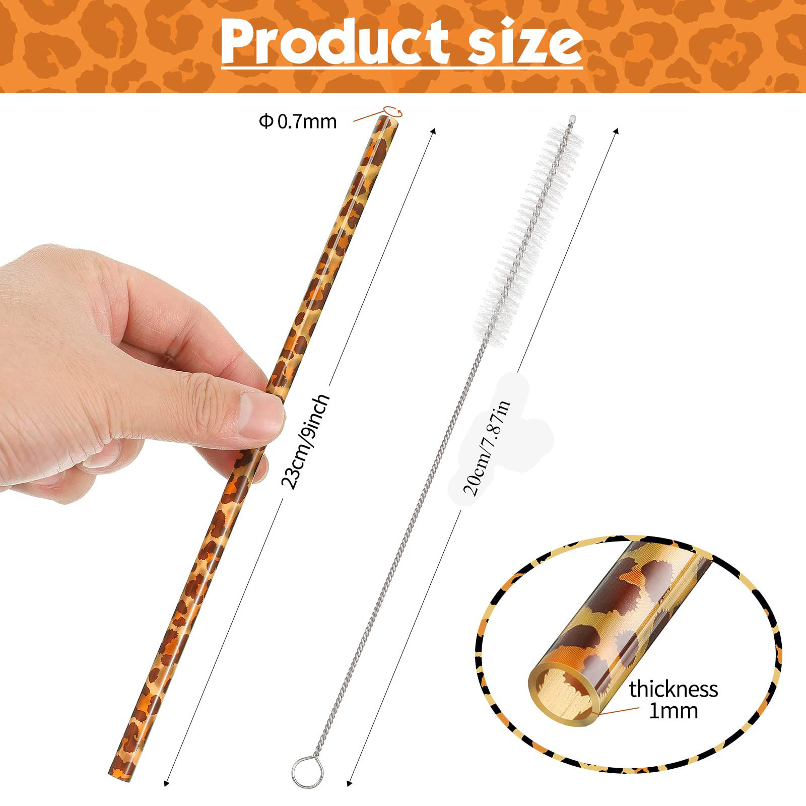 10/20/50pcs Leopard Reusable P - Plastic Cup 50Pcs avaliação e preço