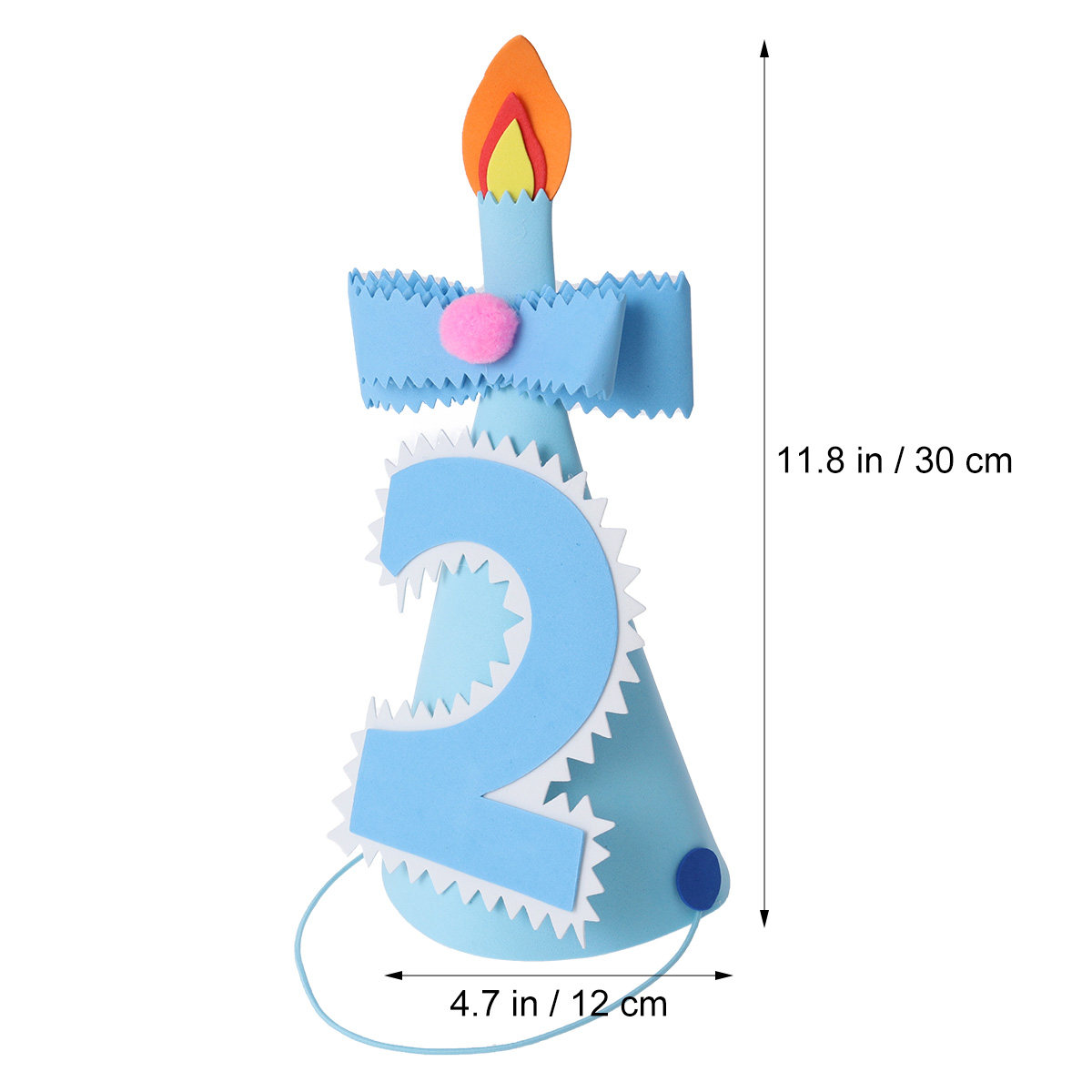 Birthday Party Hats Blue Numbe - Party Hat Cone avaliação e preço