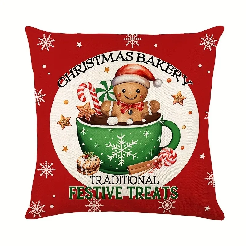 Christmas Decoration Pillowcas - Cotton Candy Cone avaliação e preço