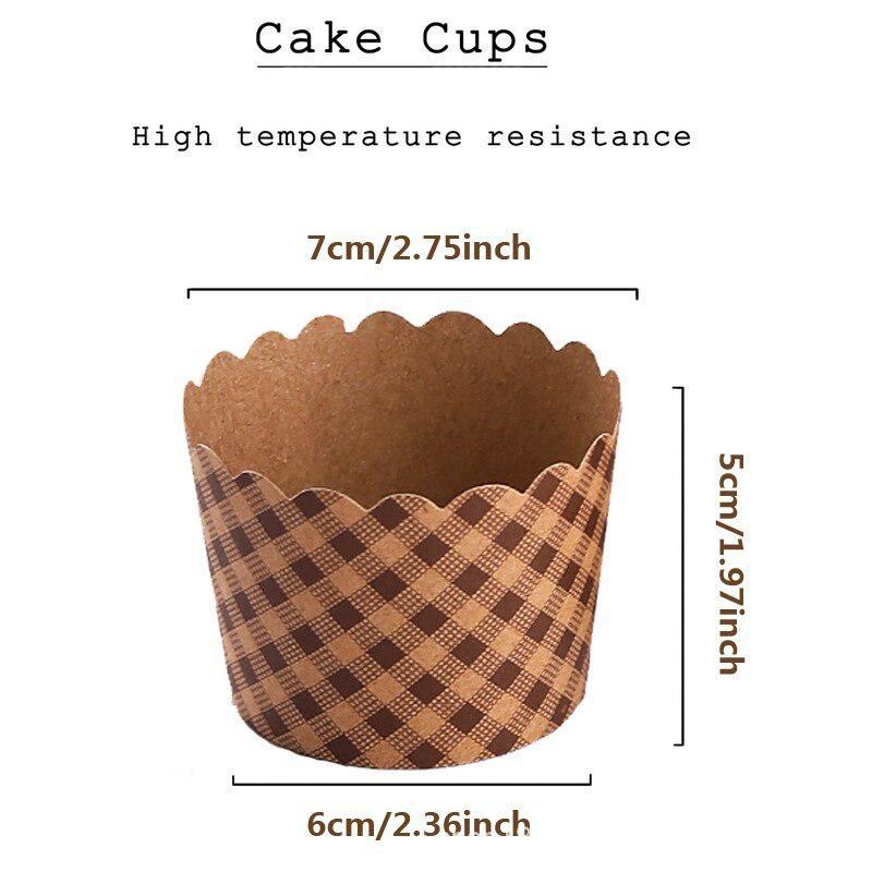 50Pcs/Pack Cupcake Paper Cups  - Plastic Cup 50Pcs avaliação e preço