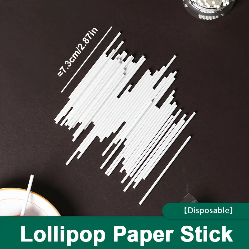 100pcs, Disposable White Kraft - Paper Straw Color avaliação e preço