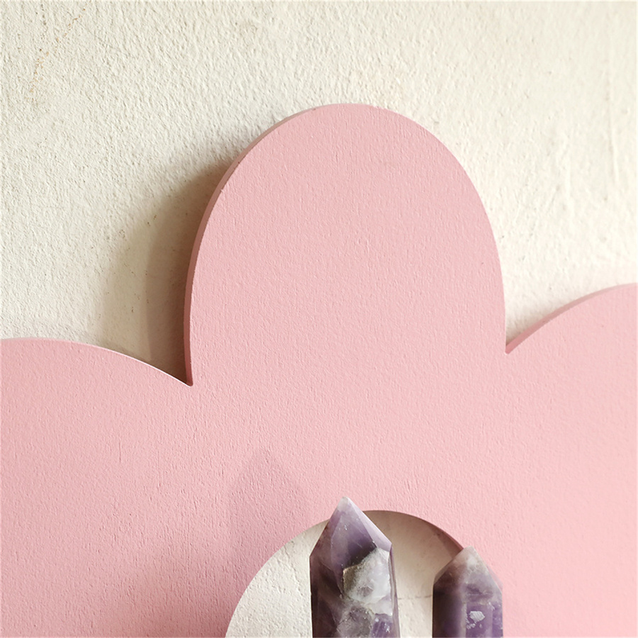 Flower Crystal Shelf Display B - Flower Wall Panel avaliação e preço