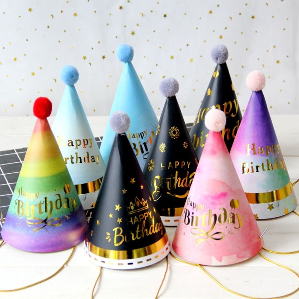 Happy Birthday Party Hats DIY  - Party Hat Cone avaliação e preço