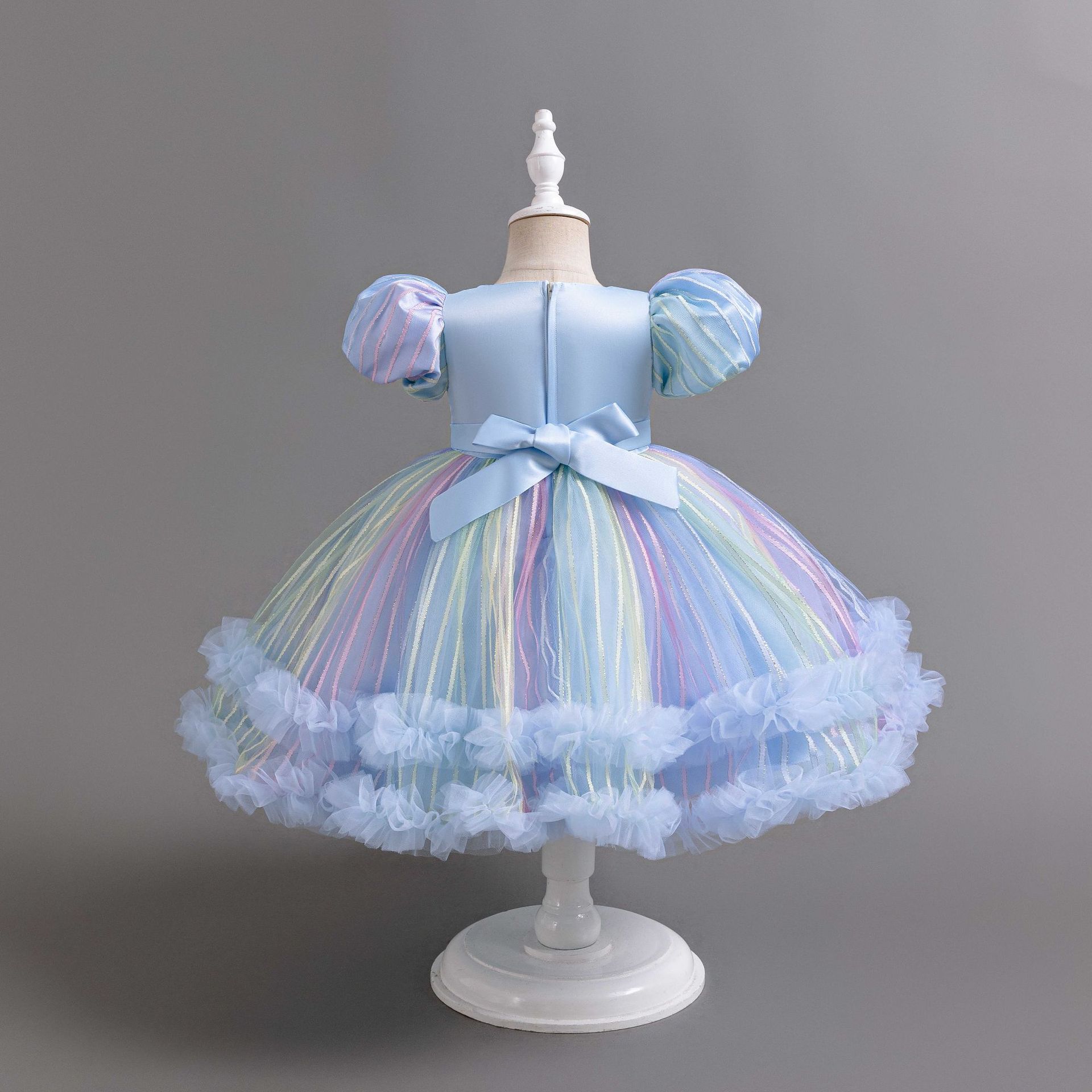 New Kids Dress Ball Gown Child - Glitter Tablecloth avaliação e preço