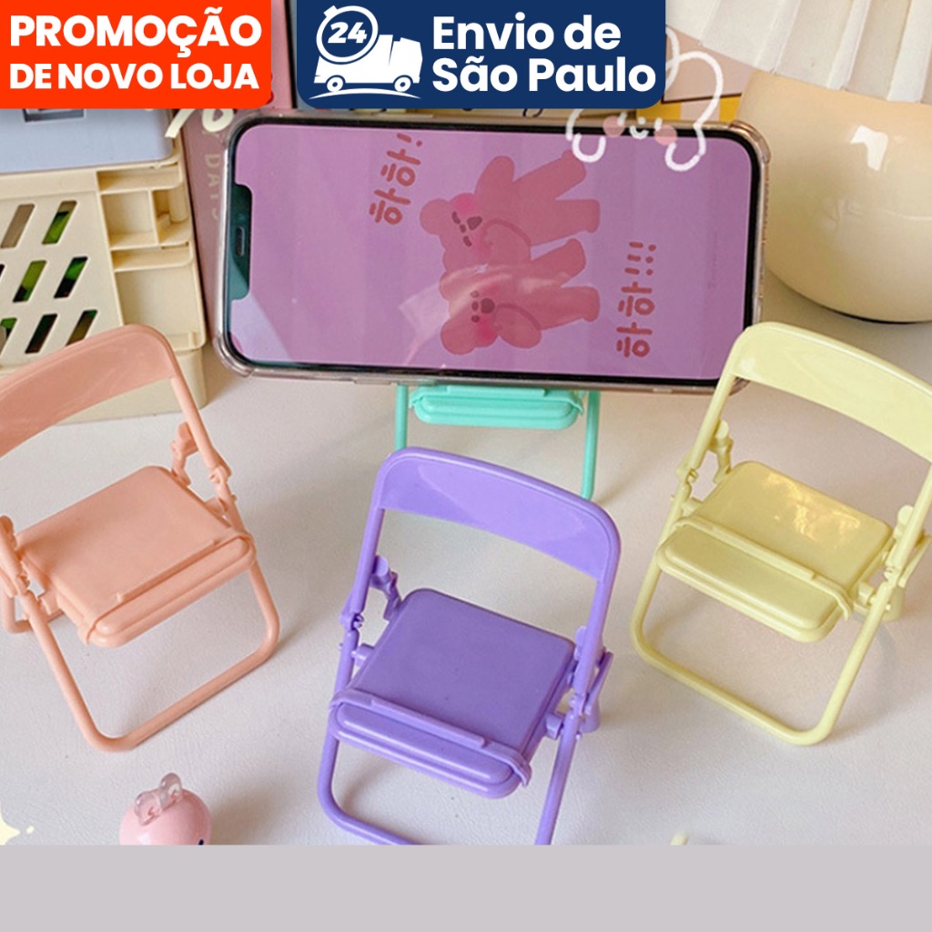 Cute Chair Phone Holder Stand  - Event Support avaliação e preço